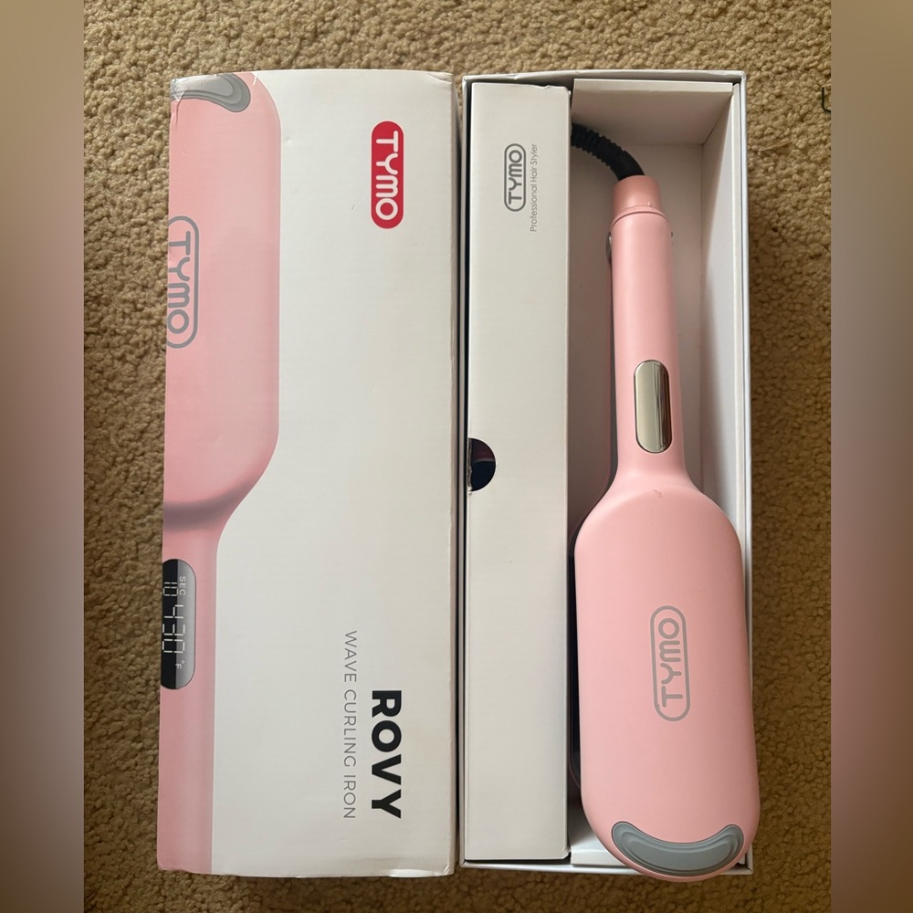 Tymo Pink Wave Curling Iron